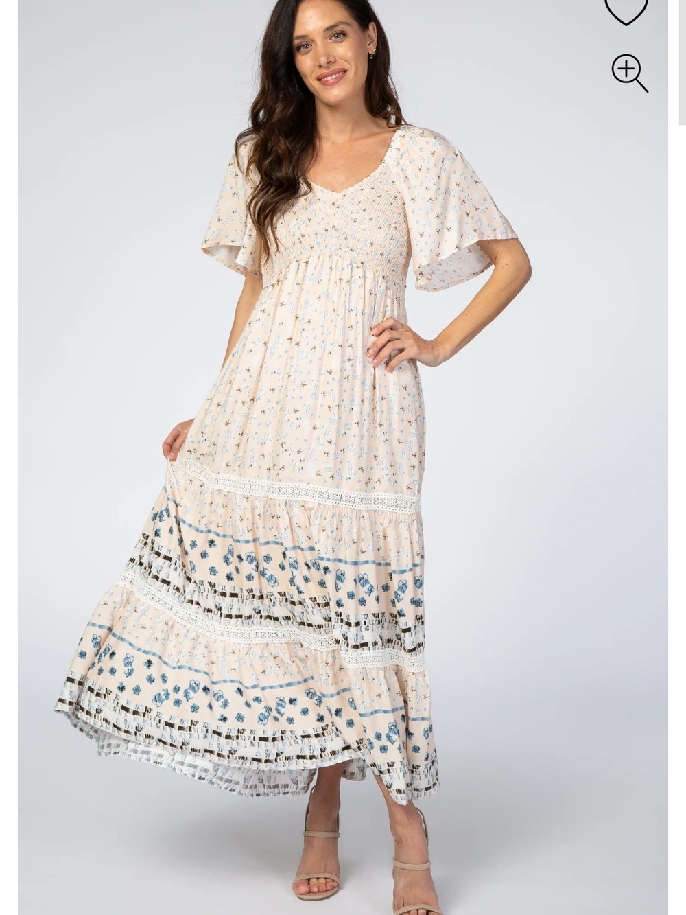 In loom Floral Maxi Dress